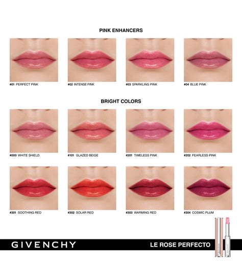 givenchy le rose perfecto intense pink|givenchy color changing lip gloss.